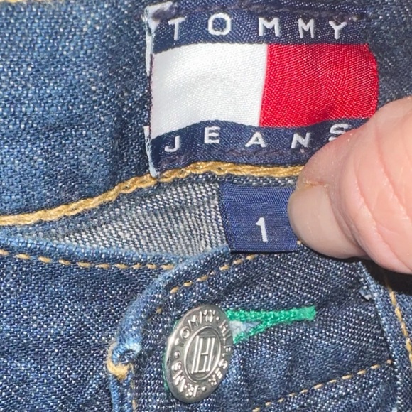 Tommy Jeans Holiday Wide Leg Hip Jean Vintage Tommy Hilfiger Women's Size 1 - Picture 4 of 4